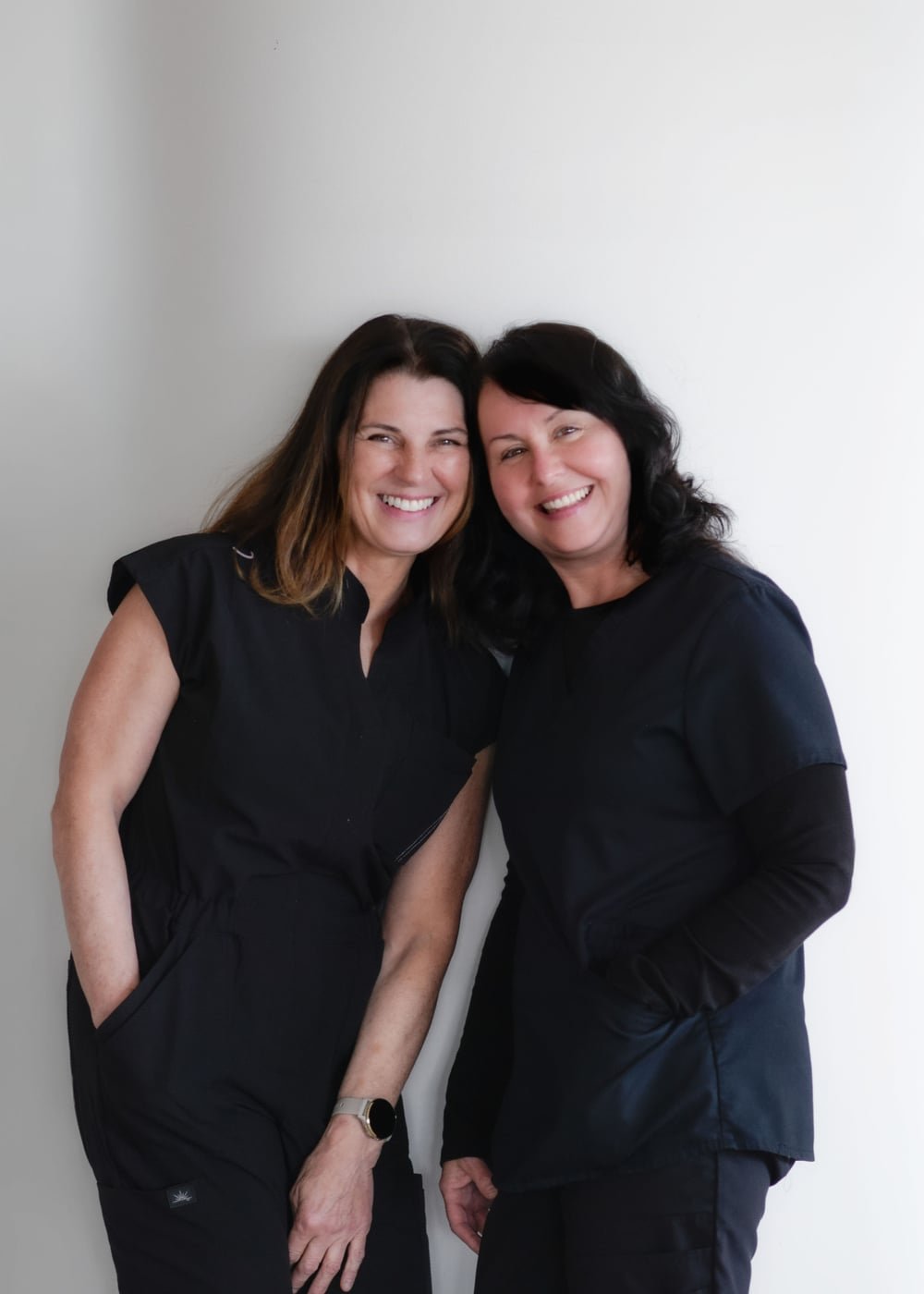 Helen and Shauna, Registered Dental Hygienists at Redwater Dental Clinic