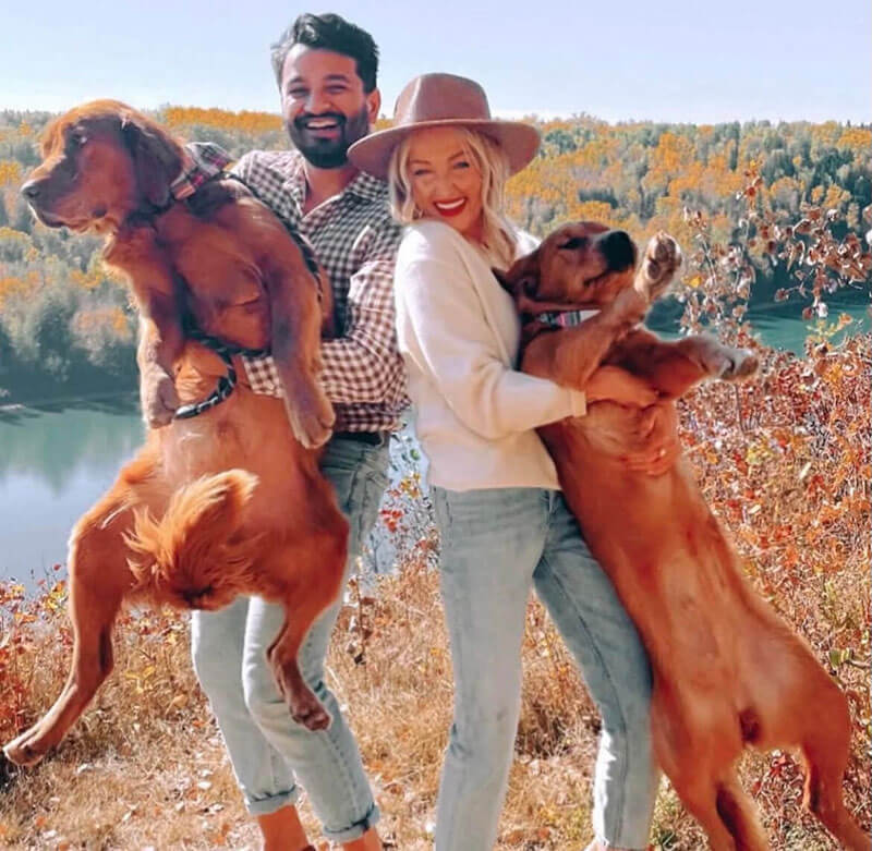 Dr. AJ Jalota and family in Redwater, Alberta